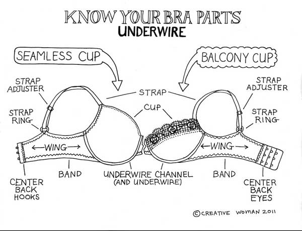 The Parts of a Bra